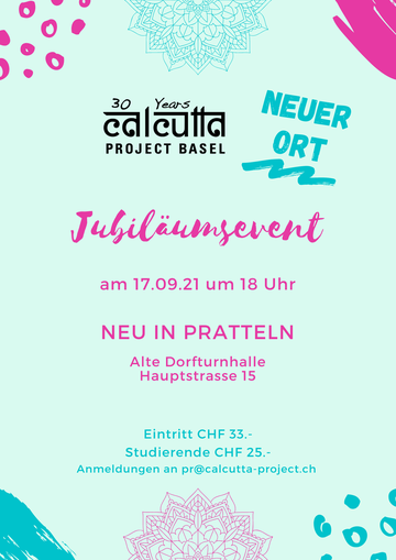 Neuer Orts für das Jubiläumsevent