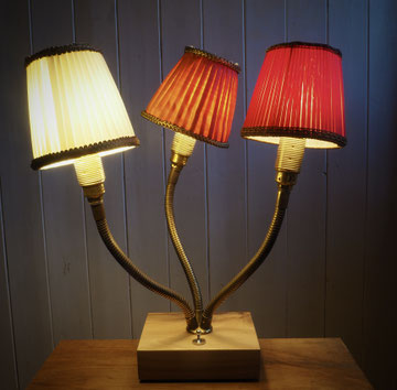 Findling-Lampe "Trio"; 250.-