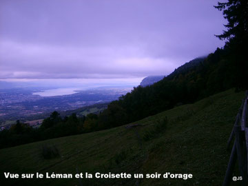 Le léman un jour d'orage