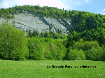 La grande paroi au printemps