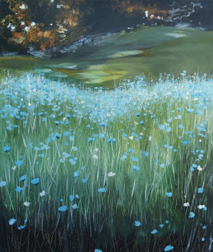GARDEN OF NATURE 2, 40x46 cm, Acryl/Papier