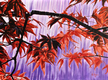 Summer shower 80x60 cm 2019 ( Private collection)