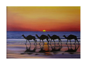 Tramonto a Lanzarote  70x50  2005