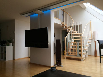 ScreenTrain, sliding TV ceiling mount, the highlight in your home