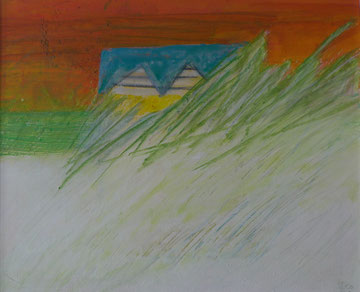 Landschaft II 50 x 60 cm Acryl auf Leinwand 