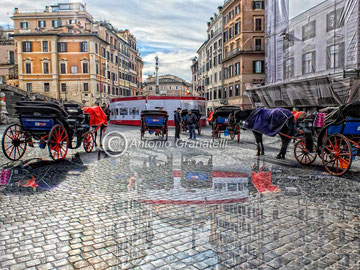 Le carrozze di Piazza di Spagna