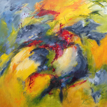 Expecting to fly 100 x 100 cm, € 1500,00