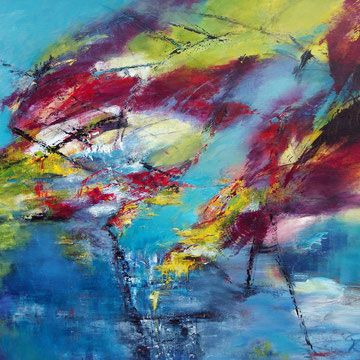 Waving to Spring 100 x 120 cm SOLD