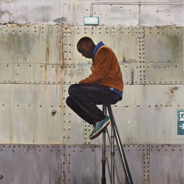 Angélus, huile sur toile, 200 x 160 cm, 2021, collection privée