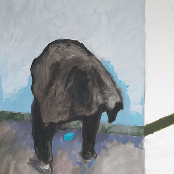 Sans titre, huile sur toile,  120 x 90 cm,  2014