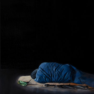 Sans titre, huile sur toile, 130 x 100 cm, 2014