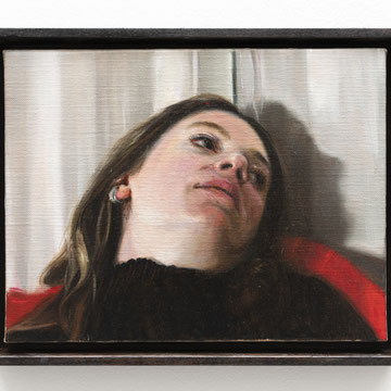 Anais, huile sur toile, 27 × 35 cm, 2024, collection privée 
