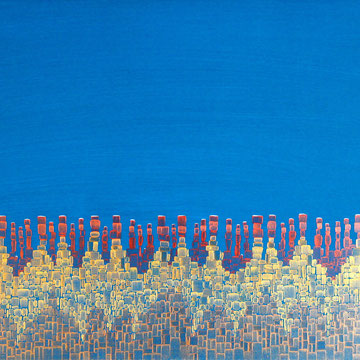 ID 7   60 x 40 cm   acrylique sur carton