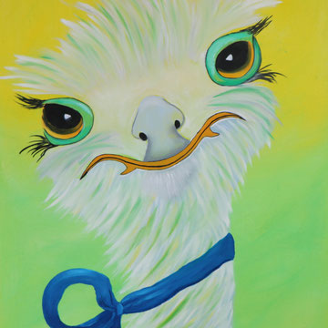 Elli, 60 x 40 cm. Öl auf Leinwand