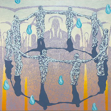 "Guten Morgen Henri”, Öl auf Leinwand, 160x 140 cm, 2026