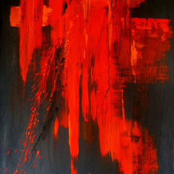 Auferstehung? ! ..(Gouache ! kein Wachs 100x70)  Papier . Dagmar Dölling