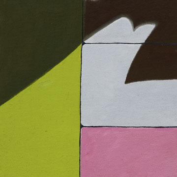 VI/8, 01/2012, Öl auf Nessel auf Holz, 16,0 cm x 15,0 cm