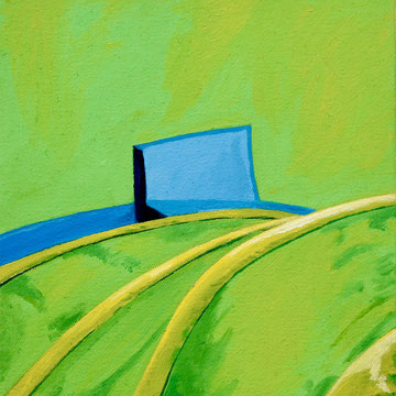 IV/4, 12/2011, Öl auf Nessel auf Holz, 16,0 cm x 15,0 cm