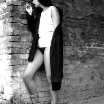 Ritratto drammatico bianco e nero, Alessandro Tintori, fotografia fine art