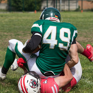 Fotografia sportiva di football americano Rams Milano - Gorillas Varese | Alessandro Tintori