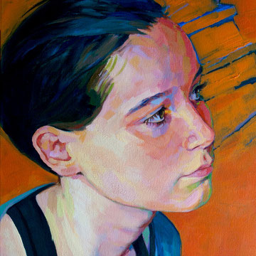 Claudia. 65 x 46 cm. Acrylic on canvas.