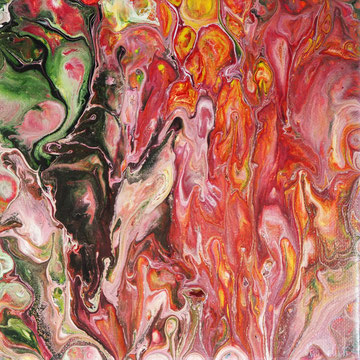 20 x 20 cm, Acrylic pouring                                                                                                 80 Euro  