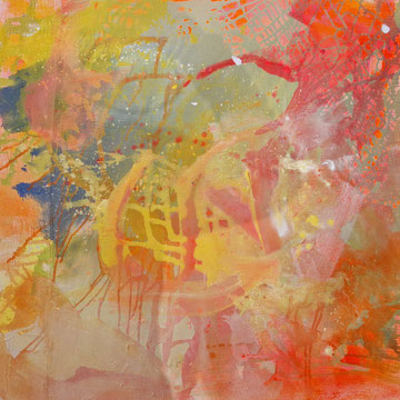 100 x 100 cm, Leinwand mit Acryl, Countdown, 900 Euro