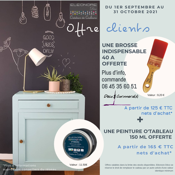 Offres Clients Eleonore Déco septembre et octobre 2021