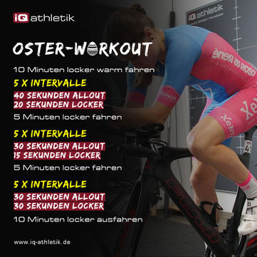 Motivierender Trainingstipp für Oster - das iQ athletik Oster-Workout