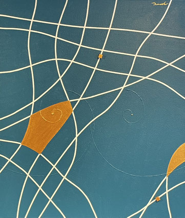 VENUS TRACK 3   455mm*530mm   F10   2025 acrylic on canvas, wood