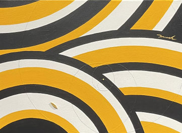 MINAMO no UTA S 3   F4   333mm×242mm   2026 Acrylic on canvas, wood