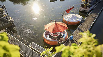 Elbe Donutboot Grillboot Magdeburg