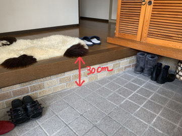 玄関と土間の段差 名古屋市で自然素材の心地いい住まいづくり 建築工房 Woodlife