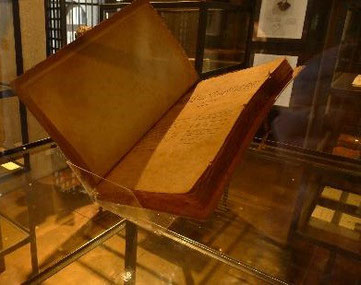 the Templar Codex on display