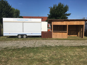 Unser Stand auf dem Wallerfinger Volksfest