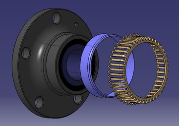 Nabe / Hülse / ABS Rotor