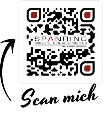 QR-Code der Spanring Brillen Contactlinsen OG: Bitte einscannen!