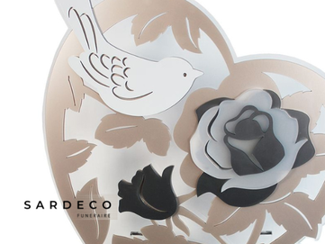 Sardeco, fabricant de plaques funéraires design et modernes en altuglas, granit et inox