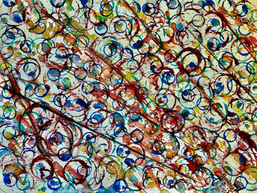 Bewegung im Kreis / Tanz der Quanten (24 x 32 cm)
