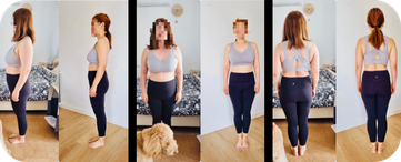 12キロの減量に成功した女性のビフォーアフター