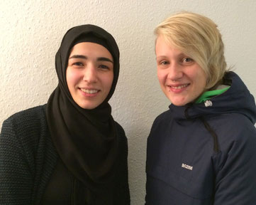 Antje Biniek (rechts) und  Şadiye Çelik-Turgut