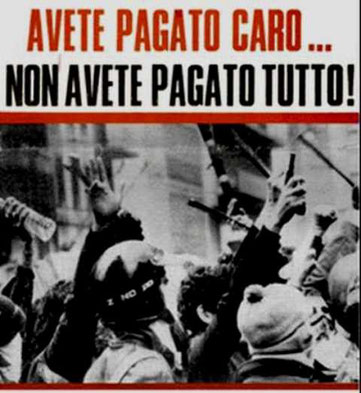 Autonomia Operaia - demonstration (Avisen 'Rosso')