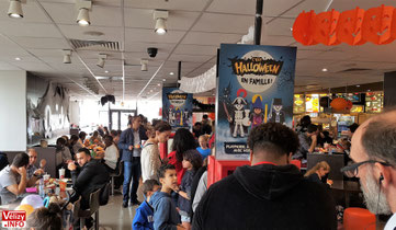L'opération Halloween au QUICK du centre commercial Vélizy 2.