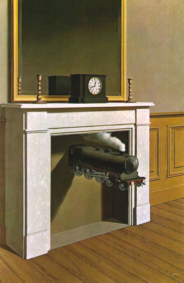 ꧁ René Magritte, Le Temps traversé, 1938 ꧂