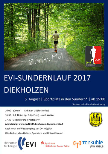Flyer Sundernlauf 2017 Diekholzen