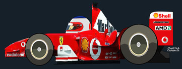 Rubens Barrichello by Muneta & Cerracín