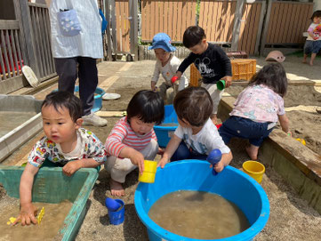水を入れるとどうなるかな？