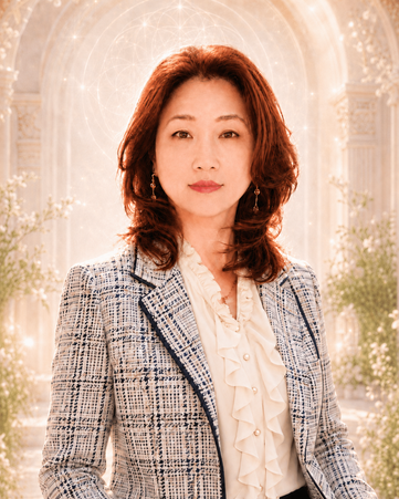 個人セッションのカウンセリングをしている女性