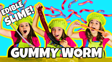 edible slime, edible slime recipe, how to, gummy worm slime, make edible slime from gummy worms