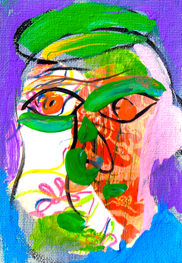 Painting by Shelley Klammer